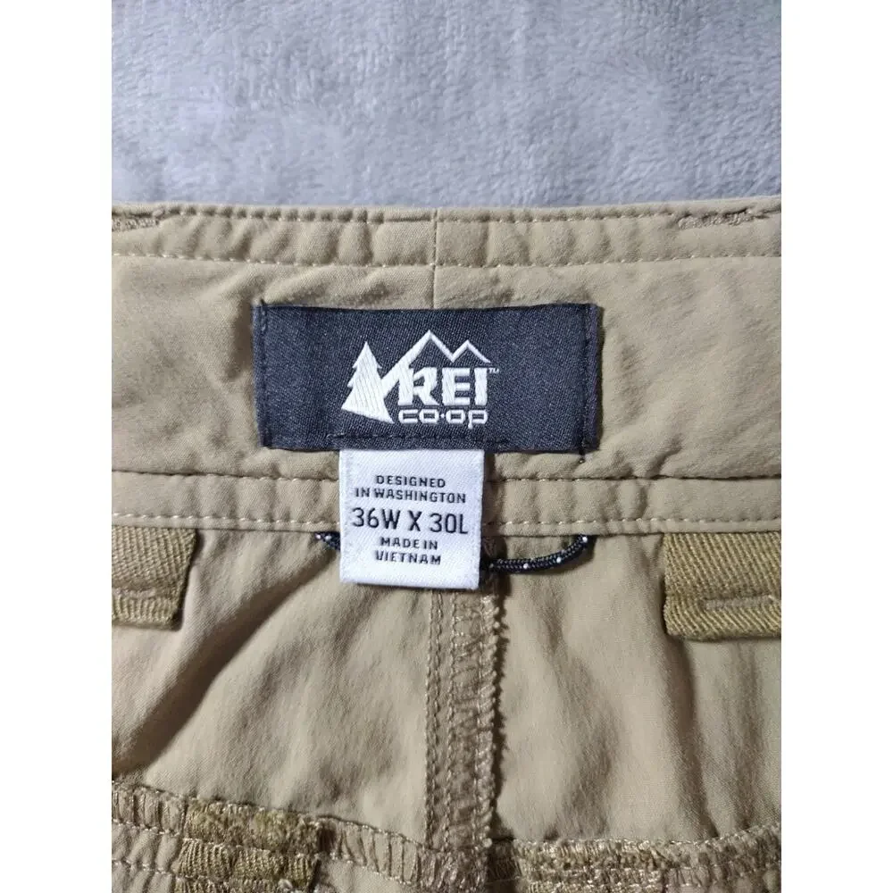 Rei Sahara Cargo Pants Mens 36x30 Relaxed Fit Convertible Roll Hiking Gorpcore